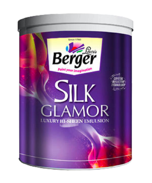 Berger Silk Glamor Luxury Hi Sheen Interior Emulsion Paint 1Ltr