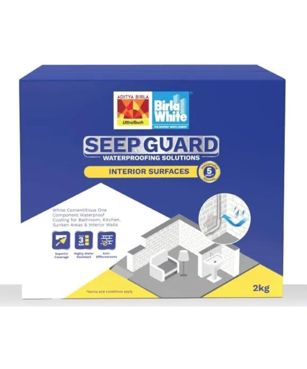 Birla White Seep Guard Wall Waterproofing Solutions for Interior Surfaces