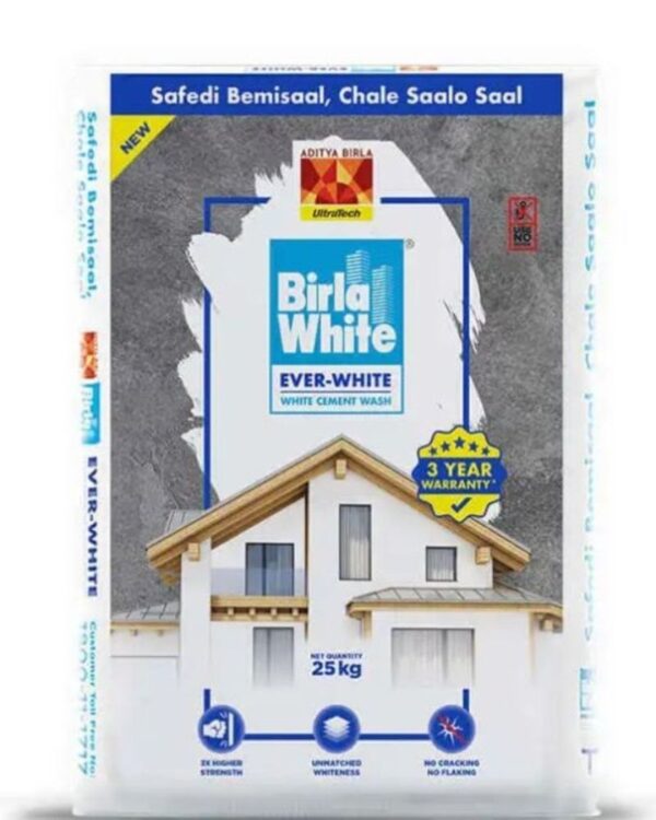 Birla White Ever White Cement Wash 25Kg