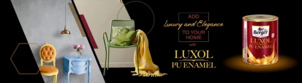 Berger Luxol PU Enamel Paint - 500 ml (White)