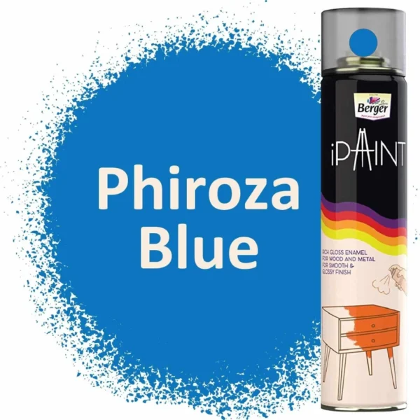 Berger Spray Paints, 400 ML (Phiroza Blue)