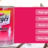 Berger Luxol High Gloss Enamel Paint - 4 Ltr (Snow White)