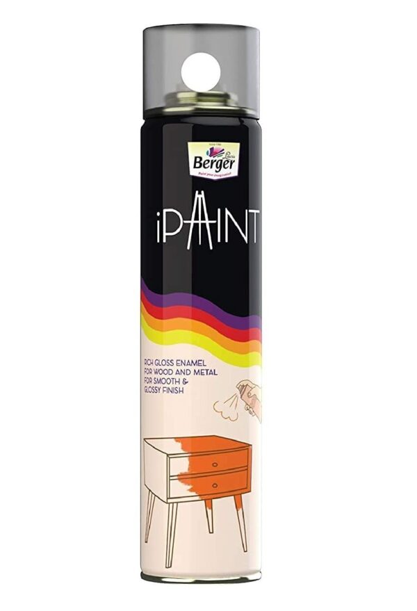 Berger Spray Paints, 400 ML (Pure White)