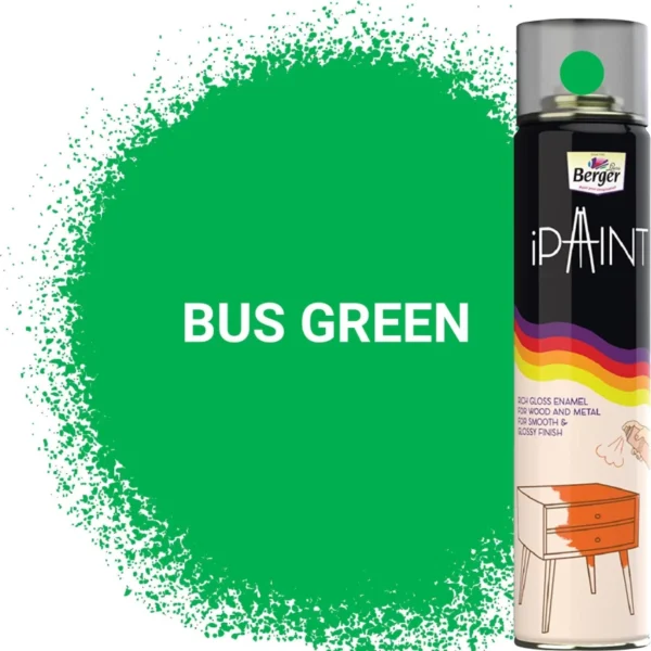 Berger Spray Paints, 400 ML (Bus Green)
